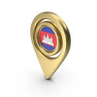 Flag Location Icon Flag of Cambodia PNG & PSD Images