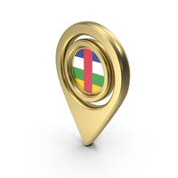 Flag Location Icon Flag of Central African Republic PNG & PSD Images