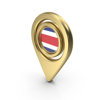 Flag Location Icon Flag of Costa Rica PNG & PSD Images
