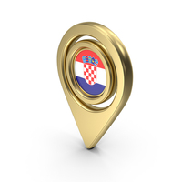 Location Icon Flag of Croatia PNG & PSD Images
