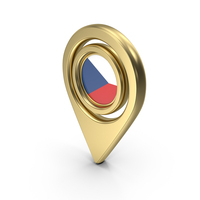 Flag Location Icon Flag of Czech Republic PNG & PSD Images