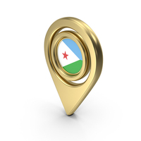 Flag Location Icon Flag of Djibouti PNG & PSD Images