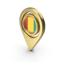 Flag Location Icon Flag of Guinea PNG & PSD Images