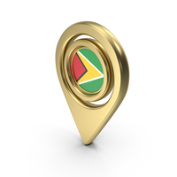 Flag Location Icon Flag of Guyana PNG & PSD Images