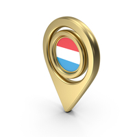 Flag Location Icon Flag of Luxembourg PNG & PSD Images