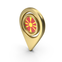Flag Location Icon Flag of North Macedonia PNG & PSD Images