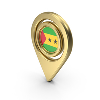 Flag Location Icon Flag of Sao Tome and Principe PNG & PSD Images