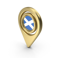 Flag Location Icon Flag of Scotland PNG & PSD Images