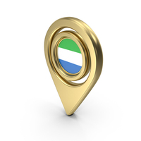 Flag Location Icon Flag of Sierra Leone PNG & PSD Images