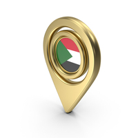 Flag Location Icon Flag of Sudan PNG & PSD Images