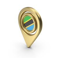 Flag Location Icon Flag of Tanzania PNG & PSD Images