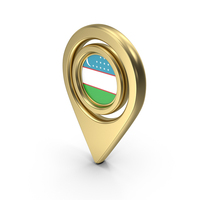 Flag Location Icon Flag of Uzbekistan PNG & PSD Images
