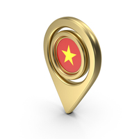 Flag Location Icon Flag of Vietnam PNG & PSD Images