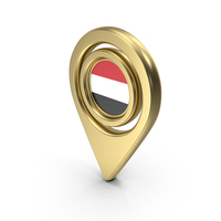Flag Location Icon Flag of Yemen PNG & PSD Images