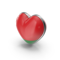 Heart Shape Flag of Belarus PNG & PSD Images