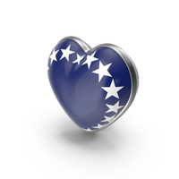 Heart Shape Flag of Cook Islands PNG & PSD Images