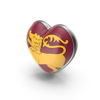 Heart Shape Flag of Sri Lanka PNG & PSD Images
