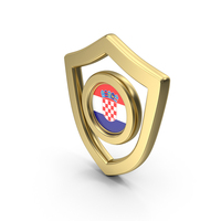 Flag Shield Icon Flag of Croatia PNG & PSD Images