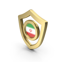 Flag Shield Icon Flag of Iran PNG & PSD Images