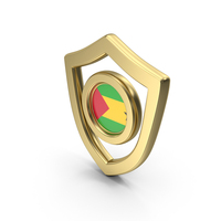 Shield Icon Flag of Sao Tome and Principe PNG & PSD Images