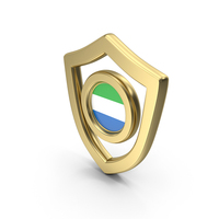 Shield Icon Flag of Sierra Leone PNG & PSD Images