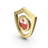 Shield Icon Flag of Tonga PNG & PSD Images