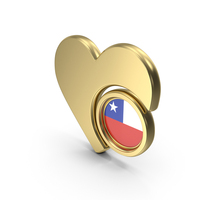 Flag Heart Icon Flag of Chile PNG & PSD Images