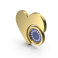 Heart Icon Flag of Cook Islands PNG & PSD Images