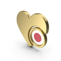 Heart Icon Flag of Japan PNG & PSD Images