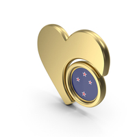 Heart Icon Flag of New Zealand PNG & PSD Images
