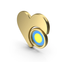 Heart Icon Flag of Palau PNG & PSD Images