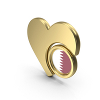 Heart Icon Flag of Qatar PNG & PSD Images