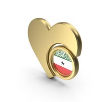 Heart Icon Flag of Somaliland PNG & PSD Images