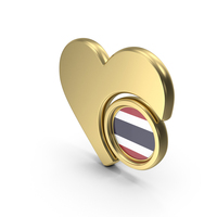 Heart Icon Flag of Thailand PNG & PSD Images
