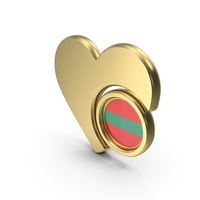 Heart Icon Flag of Transnistria PNG & PSD Images