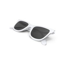 White Frame Sunglasses PNG & PSD Images