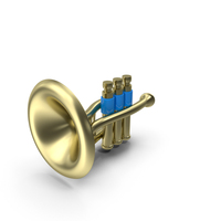Cartoon Style Trumpet PNG & PSD Images