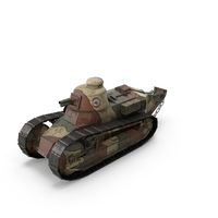 Renault FT-17 Light Tank PNG & PSD Images