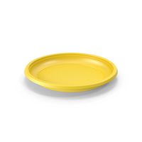 Plastic Plate Yellow PNG & PSD Images