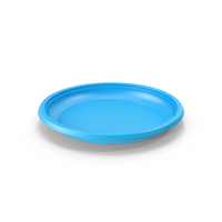 Plastic Plate Blue PNG & PSD Images
