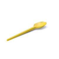 Plastic Spoon Yellow PNG & PSD Images