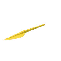 Plastic Knife Yellow PNG & PSD Images