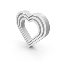 Hearts In Hearts Frame PNG & PSD Images