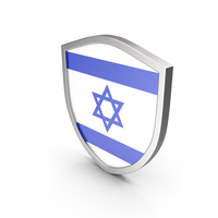Israel Flag Shield PNG & PSD Images