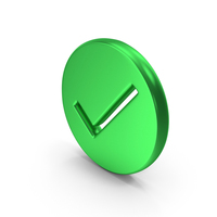 Correct Tick Mark Coin PNG & PSD Images