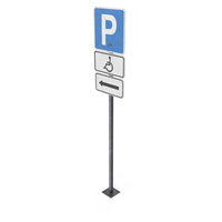 Handicap Parking Sign PNG & PSD Images
