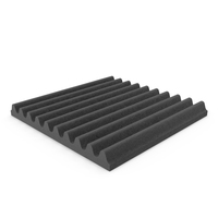 Acoustic Foam Panel Black PNG & PSD Images