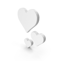 3 Hearts Design PNG & PSD Images