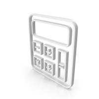 Calculator Wire Frame Math Icon PNG & PSD Images