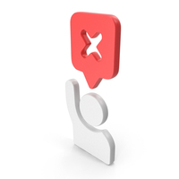 Raise Hand Regret Unsatisfied User Symbol PNG & PSD Images